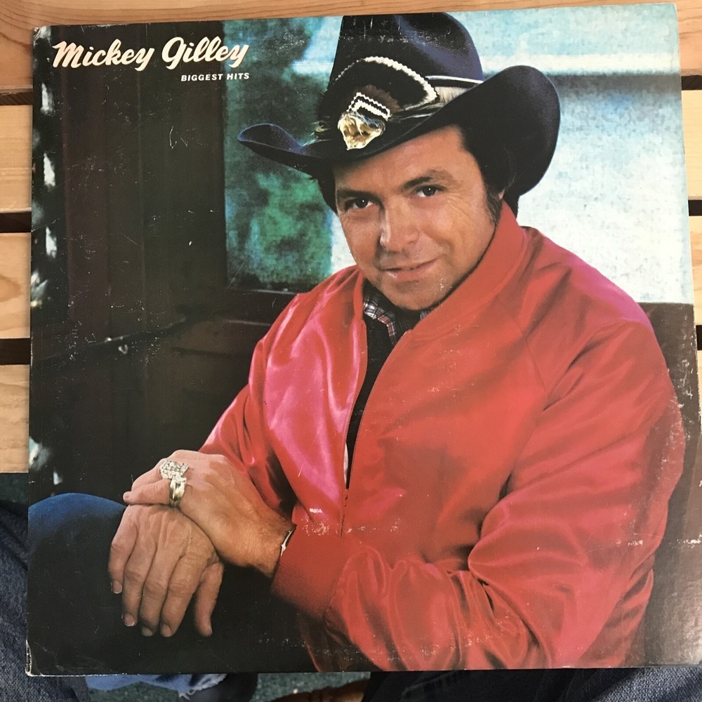 Mickey Gilley Biggest Hits LP Vinyl Record Epic FE 38320 Country Music Album